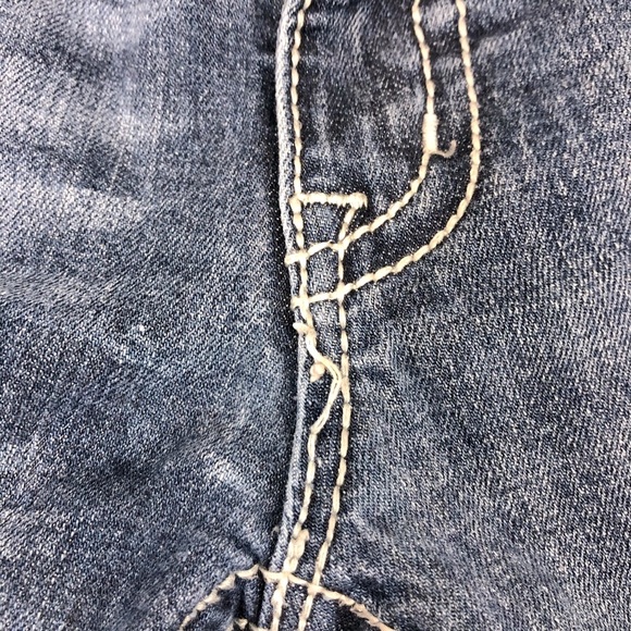 Miss Me Jeans Straight leg Medium wash denim Size 28 Short with stretch - Picture 10 of 15